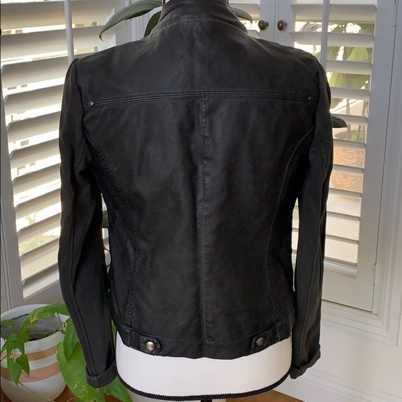 Silence & Noise Leather Jacket - Picture 2 of 3